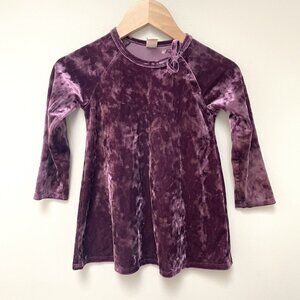 Harper Canyon Purple Velvet Dress
